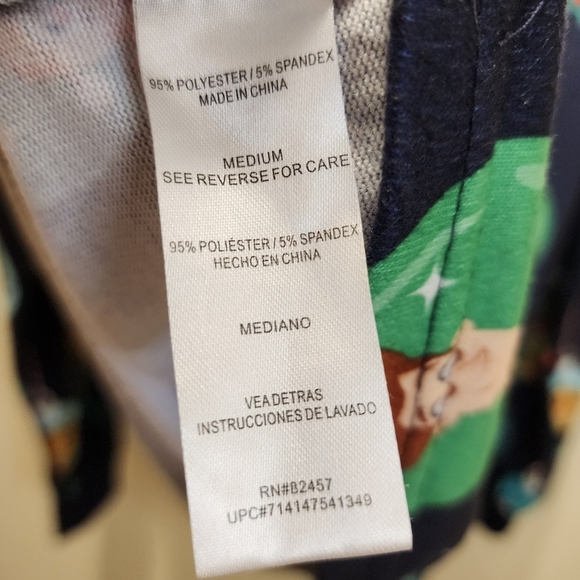 Disney 100 Aniversary Mickey Christian Pajama top size M - Picture 8 of 9